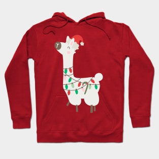 Christmas llama Hoodie